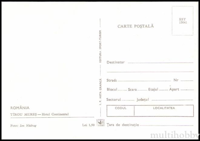 Carte postala Tirgu Mures - Colaj - Hotel Continental/img/carti_postale/Tg-Mures0814_b.jpg