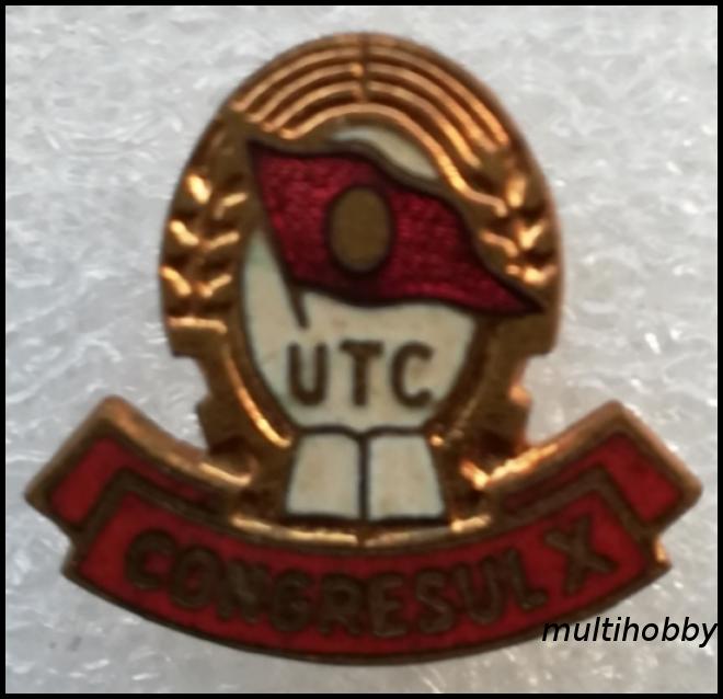 Insigna - Congresul X UTC