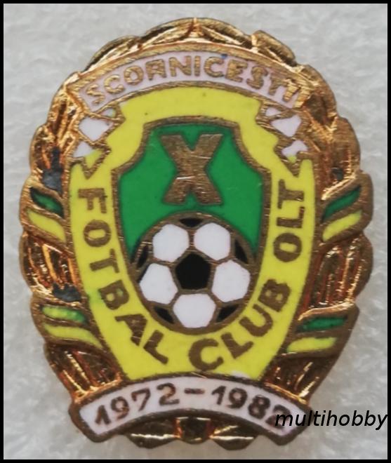 Insigna - Fotbal Club Olt <br /> 1972-1982
