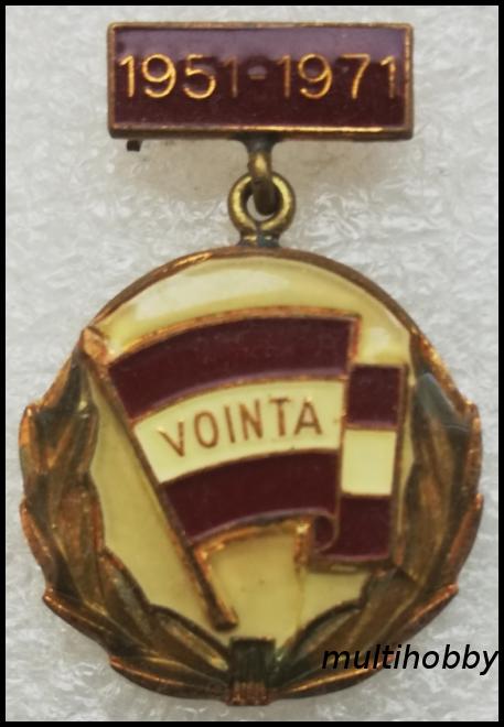 Insigna - Vointa <br /> 1951-1971