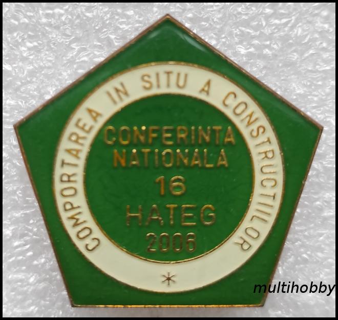 Insigna - Conferinta nationala 16<br/>Hateg<br/>2004