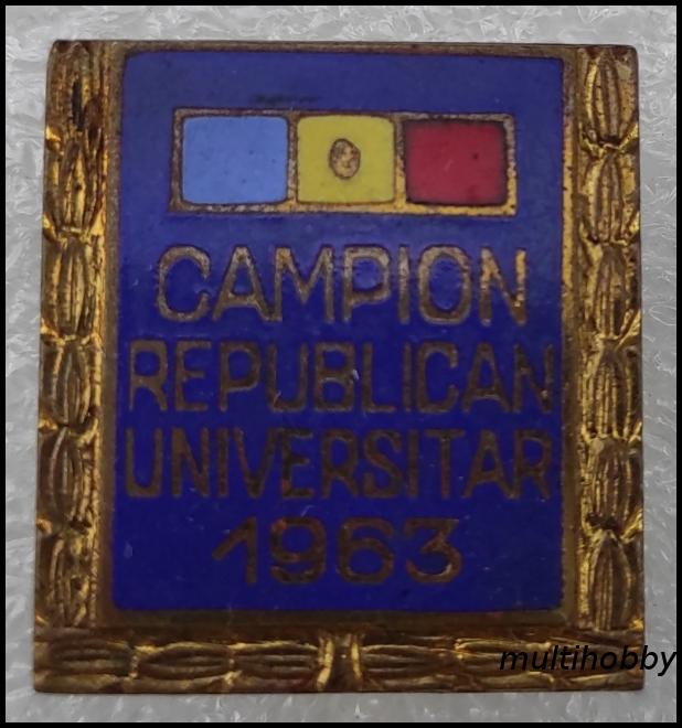Insigna - **Campion Republican universitar