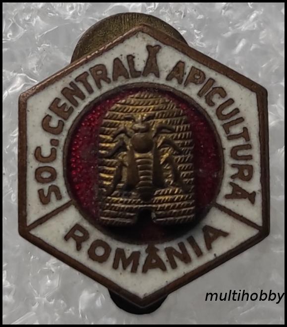 Insigna - Societatea centrala apicultura ROMANIA