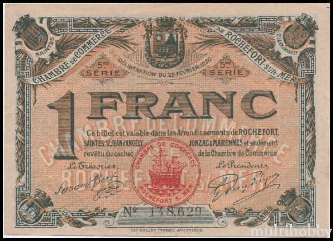 Bancnote - Franc