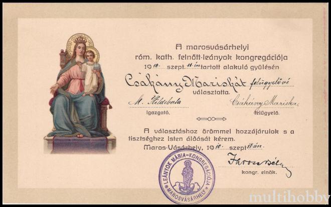 Titularizare de consilier pentru fetele majore la Congregatia Romano-Katolica din Tirgu Mures