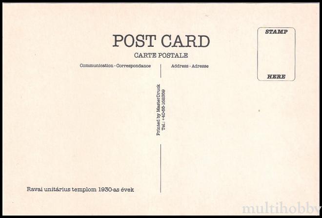 Carte postala Tirgu Mures - Biserica Unitariana/img/carti_postale/Roua0001_b.jpg