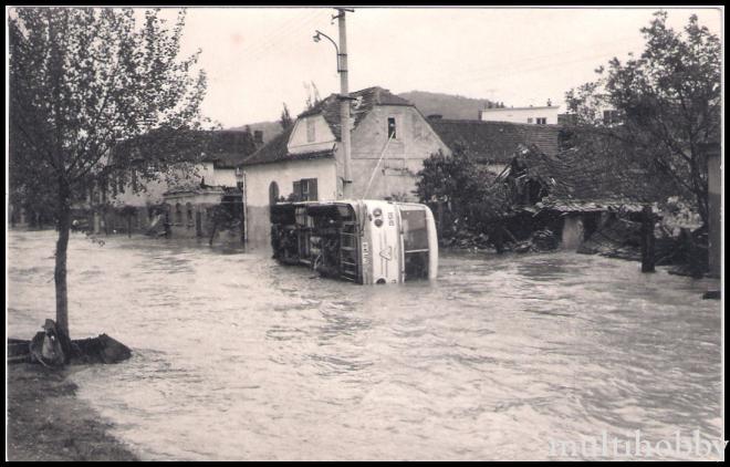 Carte postala - Inundatia 1970 sau 1975