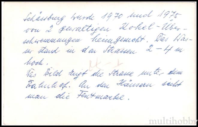 Carte postala Tirgu Mures - Inundatia 1970 sau 1975/img/carti_postale/Sighisoara0015_b.jpg