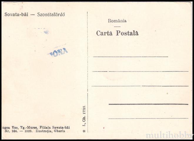 Carte postala Tirgu Mures - Vile la tara sub padurea Capolnas/img/carti_postale/Sovata0019_b.jpg