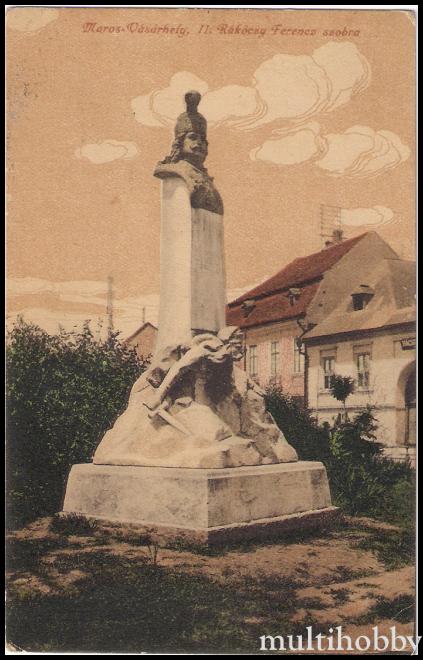 Carte postala Tirgu Mures - Statuia lui Rakoczy Ferencz