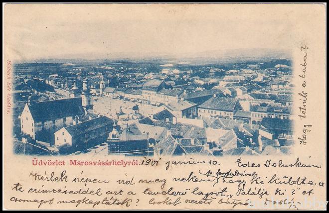 Carte postala Tirgu Mures - Panorama centru