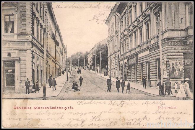 Carte postala Tirgu Mures - Strada Bolyai