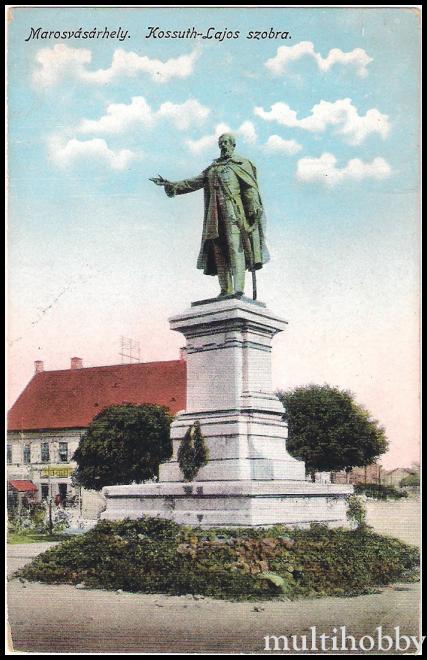 Carte postala Tirgu Mures - Statuia lui Kossuth