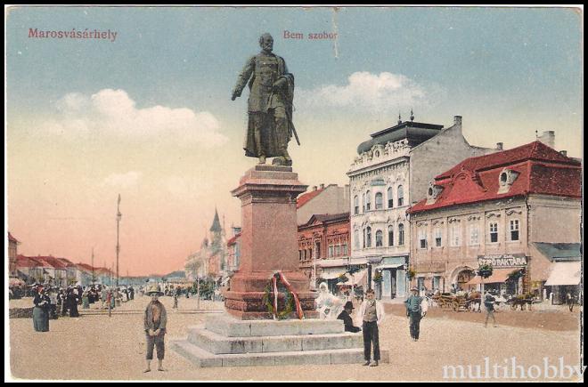 Carte postala Tirgu Mures - Statuia lui Bem