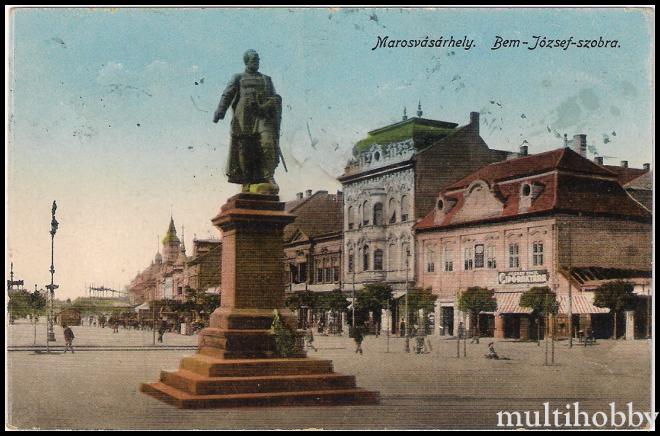 Carte postala Tirgu Mures - Statuia lui Bem