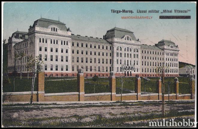 Carte postala Tirgu Mures - Liceul militar