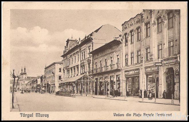 Carte postala Tirgu Mures - Centru - Piata Regele Ferdinand