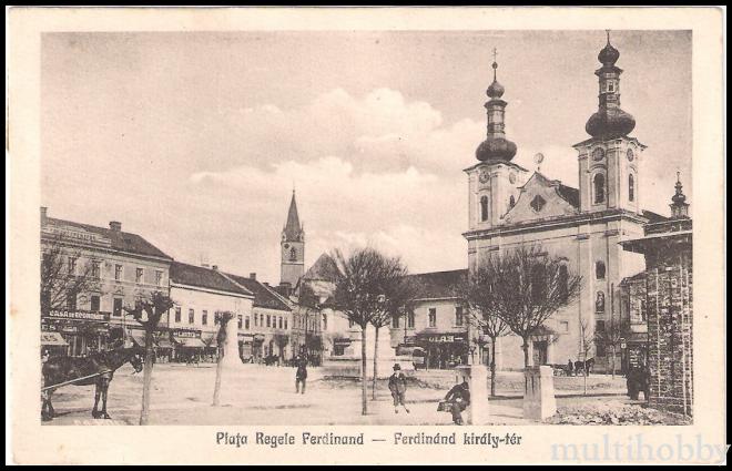 Carte postala Tirgu Mures - Centru - Piata Regele Ferdinand