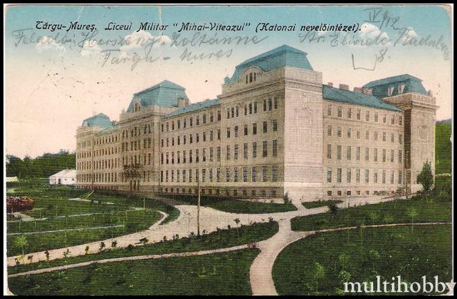 Carte postala Tirgu Mures - Liceul militar