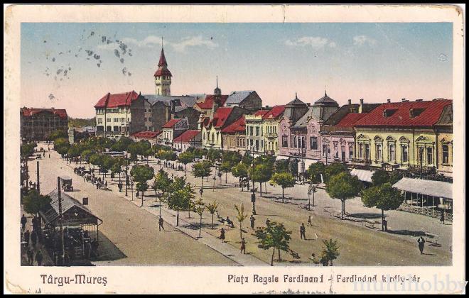 Carte postala Tirgu Mures - Centru - Piata Regele Ferdinand