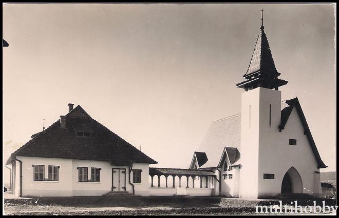 Carte postala Tirgu Mures - Biserica Reformata str.Voinicenilor - Sfintita in 11.12.1937