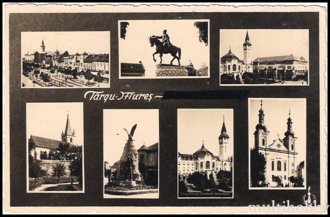 Carte postala Tirgu Mures - Colaj