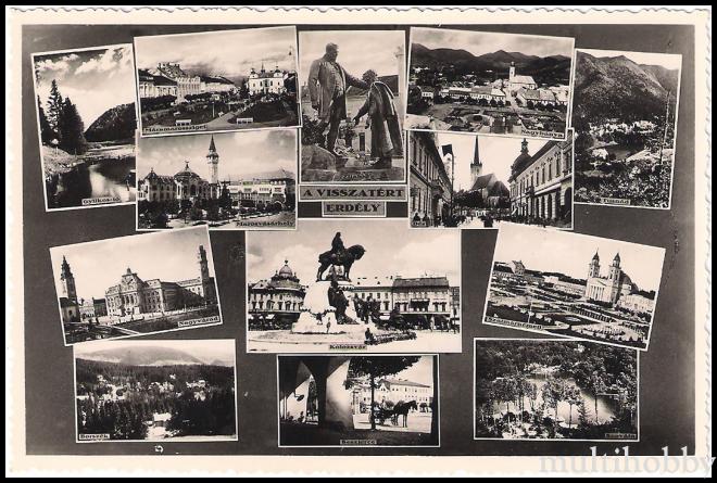 Carte postala Tirgu Mures - Retrocedarea Ardealului