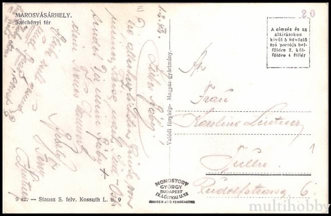 Carte postala Tirgu Mures - Centru - Piata Szechenyi/img/carti_postale/Tg-Mures0454_b.jpg