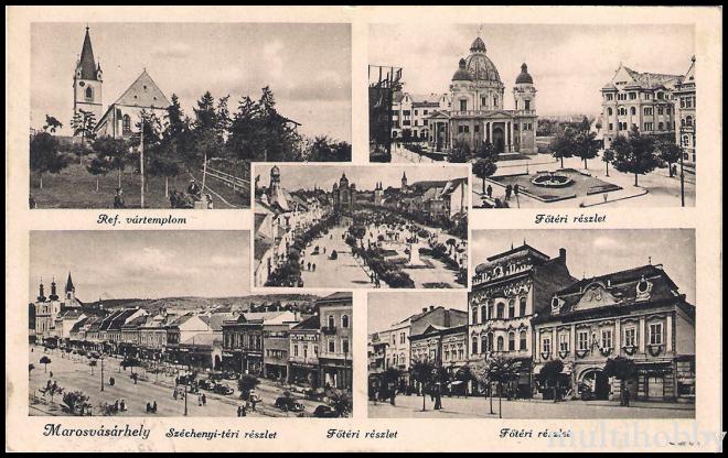 Carte postala Tirgu Mures - Colaj