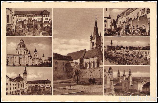 Carte postala Tirgu Mures - Colaj