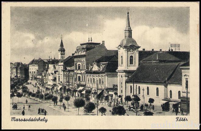 Carte postala Tirgu Mures - Centru - Piata Szechenyi