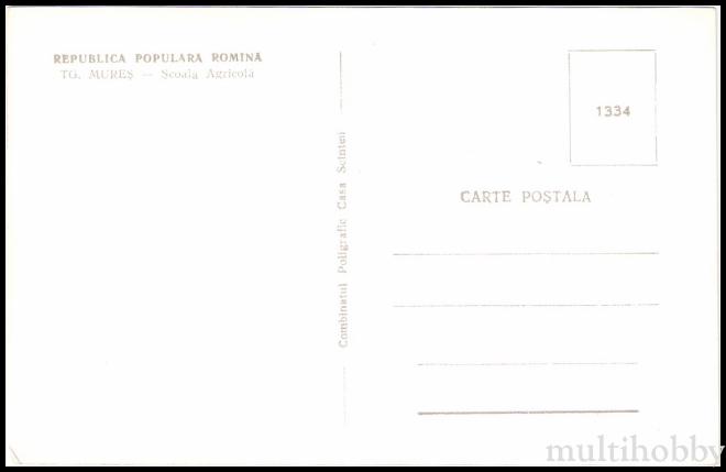 Carte postala Tirgu Mures - Scoala Agricola/img/carti_postale/Tg-Mures0640_b.jpg