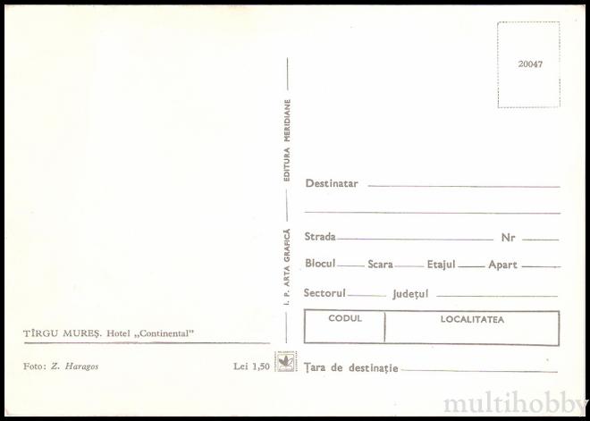 Carte postala Tirgu Mures - Hotel Continental/img/carti_postale/Tg-Mures0704_b.jpg