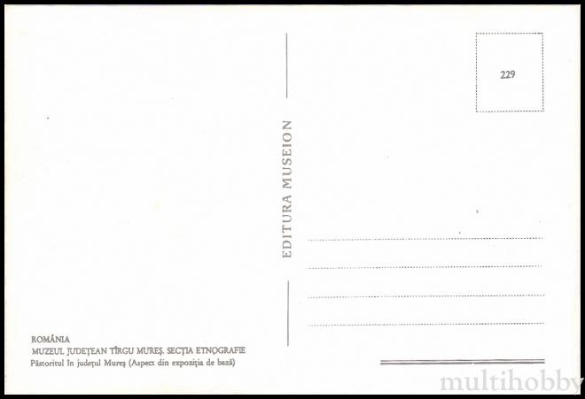 Carte postala Tirgu Mures - Muzeul Judetean - Sectia Etnografie - Pastoritul in judetul Mures/img/carti_postale/Tg-Mures0859_b.jpg