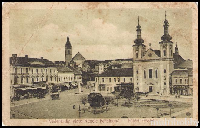 Carte postala Tirgu Mures - Piata Regele Ferdinand