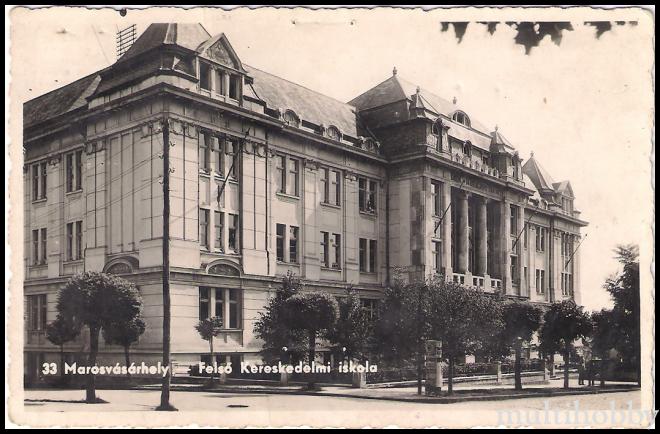 Carte postala Tirgu Mures - Liceul Alexandru Papiu Ilarian
