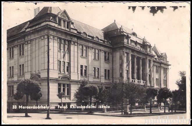 Carte postala Tirgu Mures - Liceul Alexandru Papiu Ilarian