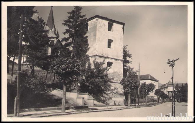 Carte postala Tirgu Mures - Cetatea si Biserica Reformata