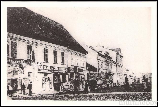 Carte postala Tirgu Mures - Strada Sfantul Gheorghe secolul al 19-lea