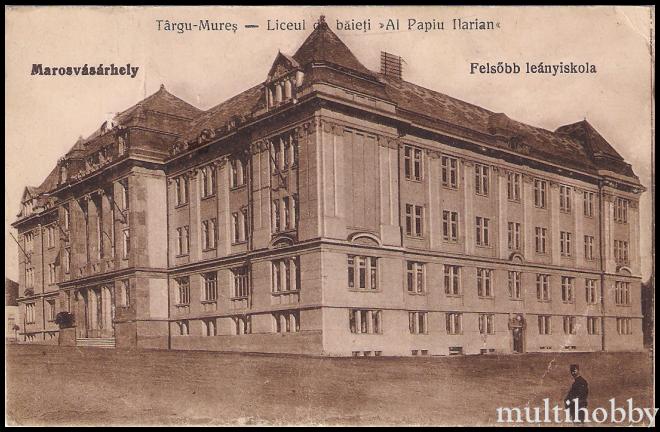 Carte postala Tirgu Mures - Liceul de baieti Alexandru Papiu Iliarian