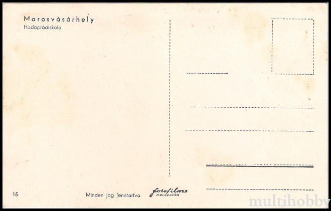 Carte postala Tirgu Mures - Liceul militar - Se vad cei 7 plopi pe malul Muresului/img/carti_postale/Tg-Mures0978_b.jpg