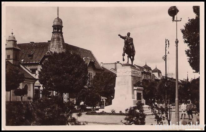 Carte postala Tirgu Mures - Statuia lui Avram Iancu