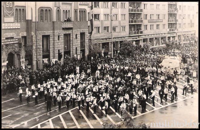 Defilare 1 Mai 1971 in Tirgu Mures