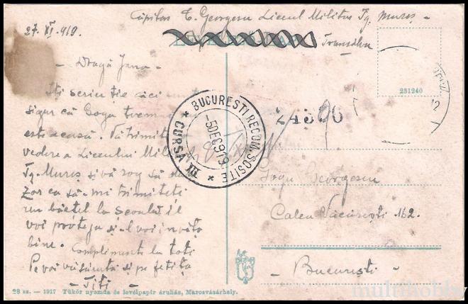 Carte postala Tirgu Mures - Liceul militar/img/carti_postale/Tg-Mures1049_b.jpg