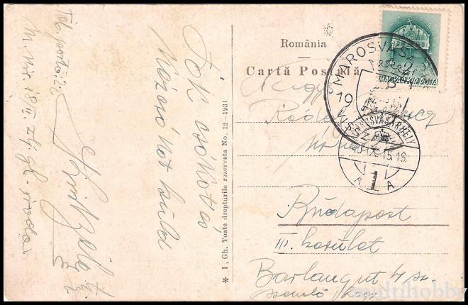 Carte postala Tirgu Mures - Liceul de baieti Alexandru Papiu Iliarian/img/carti_postale/Tg-Mures1068_b.jpg