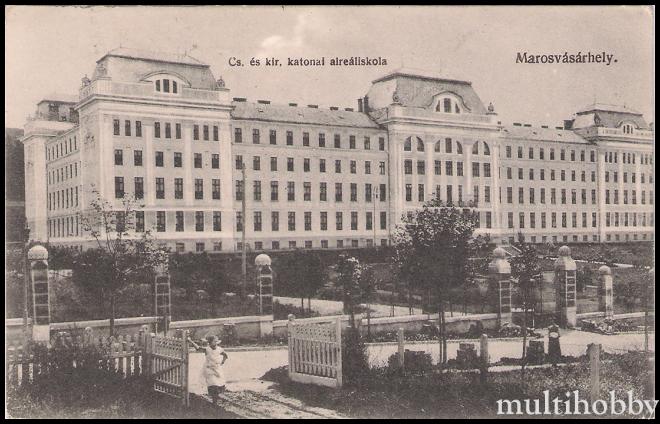 Carte postala Tirgu Mures - Liceul militar