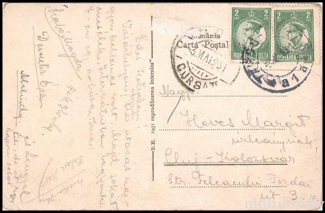 Carte postala Tirgu Mures - Lceul militar Mihai Viteazul/img/carti_postale/Tg-Mures1108_b.jpg