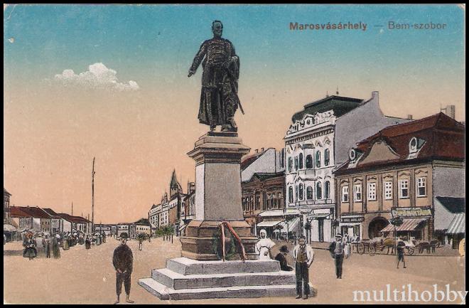 Carte postala Tirgu Mures - Statuia lui Bem