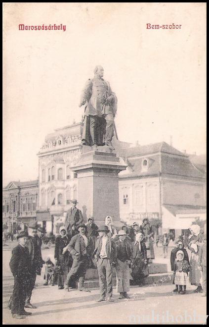 Carte postala Tirgu Mures - Statuia lui Bem