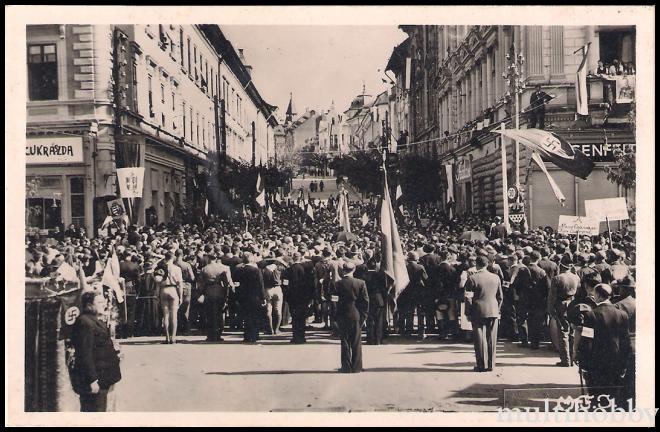 Carte postala Tirgu Mures - 10.09.1940 Comemorarea eliberarii Ardealului